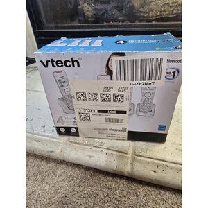 VTech 4 Phone Handset Answering System Bluetooth White\Silver Read